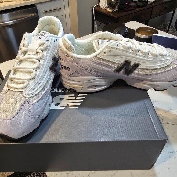 [M1000PSB] MENS NEW BALANCE 1000 'PEARL GREY BLACK' MENS SIZE 13 NEW - Picture 3 of 15